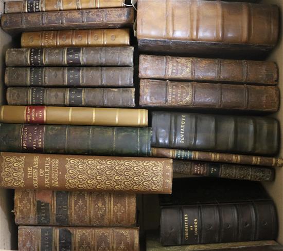 Two boxes of miscellaneous books